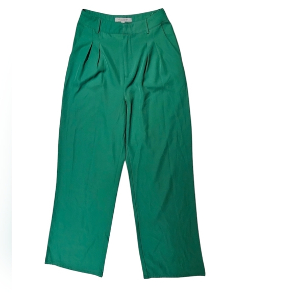 Nectar x Clothing Green Wide-leg Trousers Pants size Small (26) EUC - Picture 1 of 4